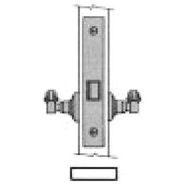 Baldwin - 6855 1 1/2BS PASS. MRTS - Satin Black