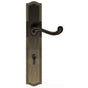 Baldwin - MP009 BRISTOL ACT WO LVS - Satin Brass and Black