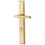 Baldwin - MP013 LAKESHORE ACT WO L - Lifetime Polished Brass