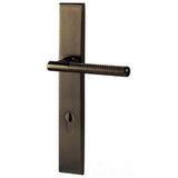 Baldwin - MP013 LAKESHORE ACT WO L - Satin Brass and Black