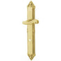 Baldwin - MP003 KENSINGTON KNOS DM - Satin Brass and Brown