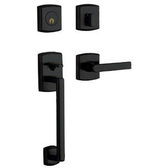 Baldwin - 85386 SOHO DBL CYL - Satin Black