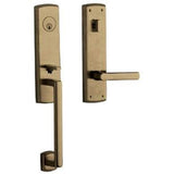 Baldwin - 85387 SOHO FULL DUMMY SE - Satin Brass and Black