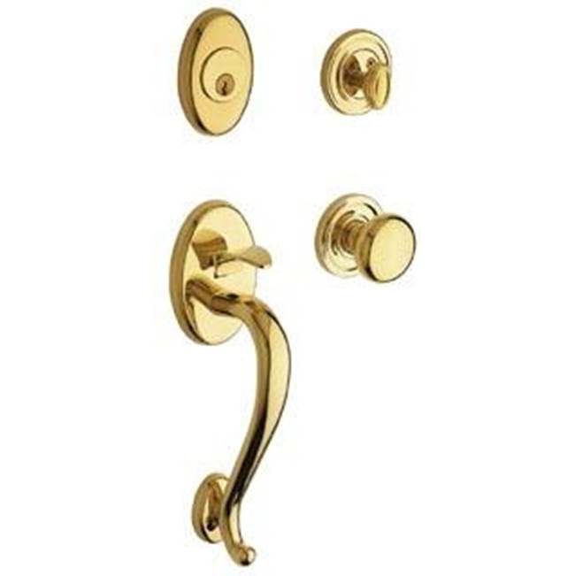 Baldwin - 85315 LOGAN DBL CYL - Lifetime Polished Brass