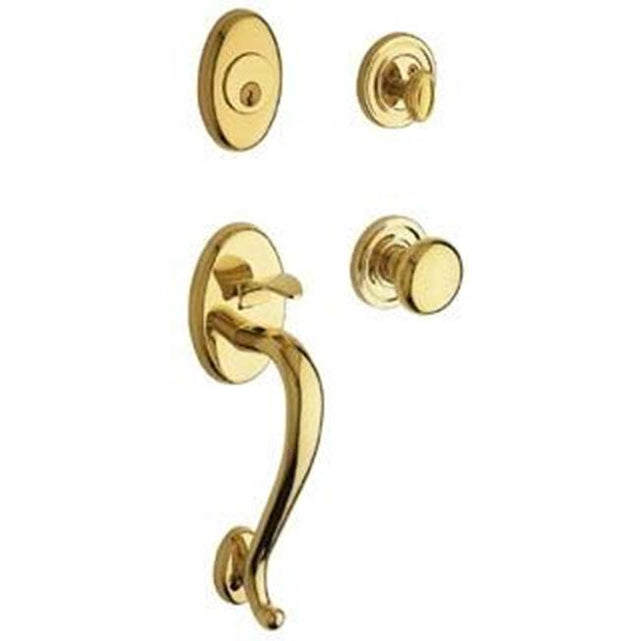 Baldwin - 85315 LOGAN SGL CYL - Lifetime Polished Brass