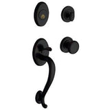 Baldwin - 85315 LOGAN DBL CYL - Satin Black
