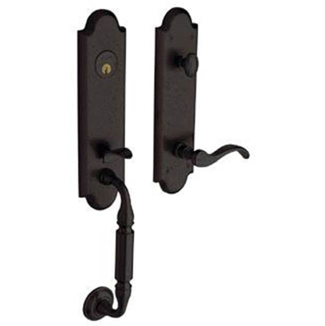 Baldwin - 85350 MNCS SGL CYL - Distressed Oil-Rubbed Bronze