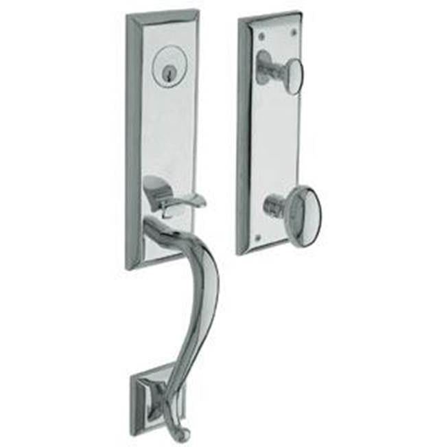 Baldwin - 85355 STNG SGL CYL - Polished Chrome