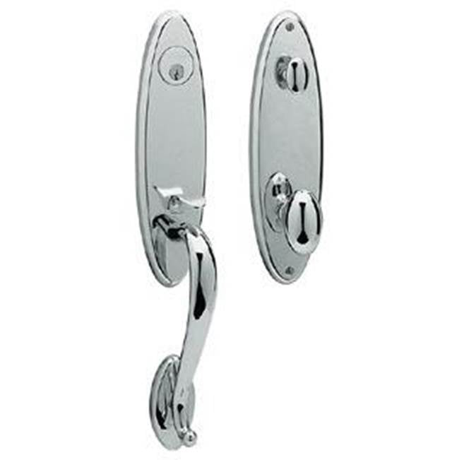 Baldwin - 85360 BLAKELY SGL CYL - Polished Chrome