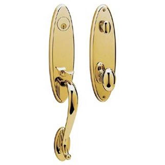 Baldwin - BLAKELY FD LESS KNB-LVR - Lifetime Polished Brass