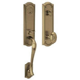 Baldwin - 85337 BETHPAGE FULL DUMM - Satin Brass and Black