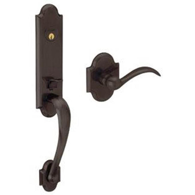 Baldwin - 85354 BOULDER FULL DUMMY - Distressed Oil-Rubbed Bronze