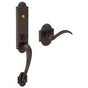 Baldwin - 85354 BOULDER FULL DUMMY - Distressed Oil-Rubbed Bronze