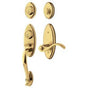 Baldwin - 85345 2CYL LH 2PT HS W/W - Lifetime Polished Brass