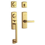 Baldwin - 85385 SOHO DBL CYL RH 2P - Lifetime Polished Brass