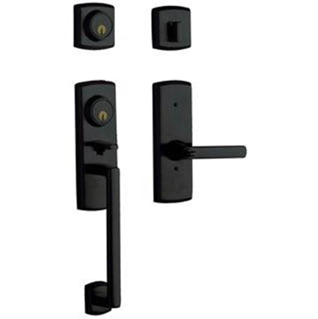 Baldwin - 85385 SOHO DBL CYL RH 2P - Satin Black