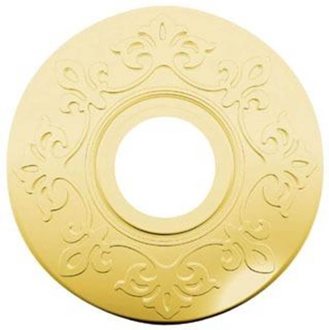 Baldwin - R012 PASS ROSE PAIR 003 - Lifetime Polished Brass