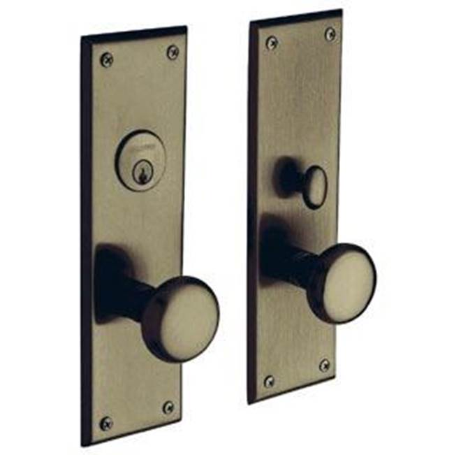 Baldwin - 6552 BALTIMORE DBL CYL - Satin Brass and Black
