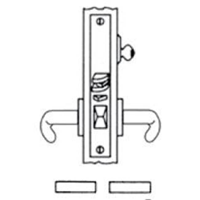 Baldwin - G6360 ANSI F04 2.50 GRD1 - Lifetime Polished Brass
