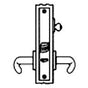 Baldwin - HD01 G1 A156.13 Lck:F01 - Polished Chrome