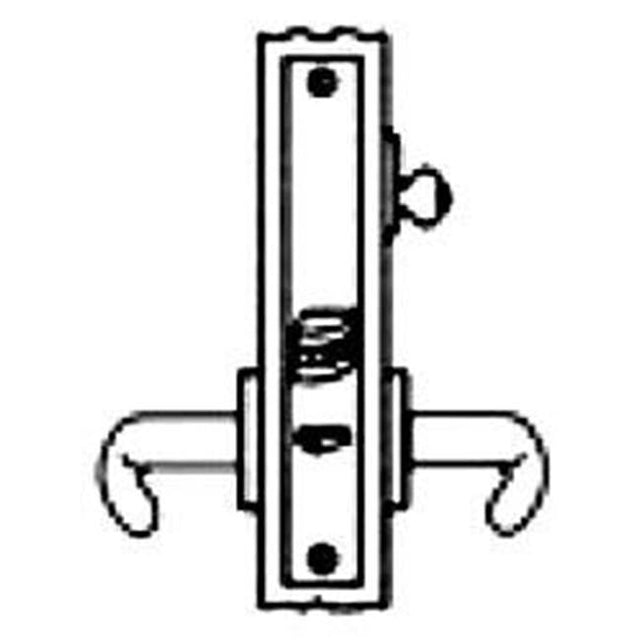 Baldwin - HD01 G1 A156.13 Lck:F01 - Polished Chrome