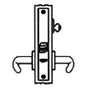 Baldwin - HD05 G1 A156.13 Lck:F05 - Polished Chrome