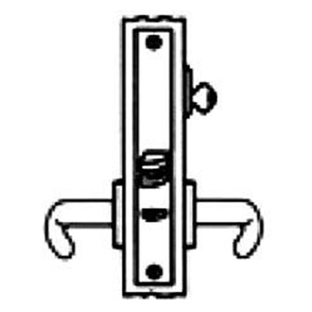 Baldwin - HD05 G1 A156.13 Lck:F05 - Polished Chrome