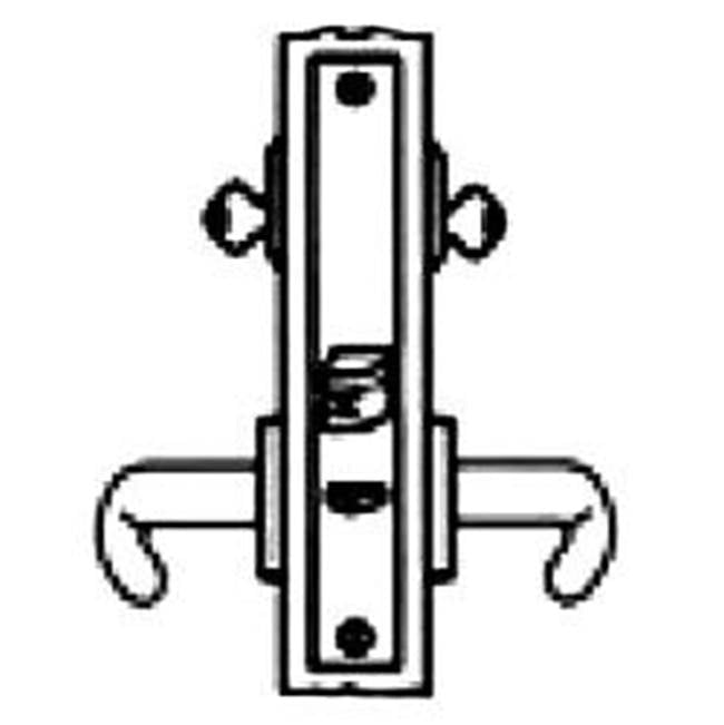 Baldwin - HD09 G1 A156.13 Lck:F09 - Polished Chrome