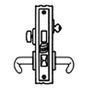 Baldwin - HD12 G1 A156.13 Lck:F12 - Polished Chrome