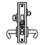 Baldwin - HD15 G1 A156.13 Lck:F15 - Polished Chrome