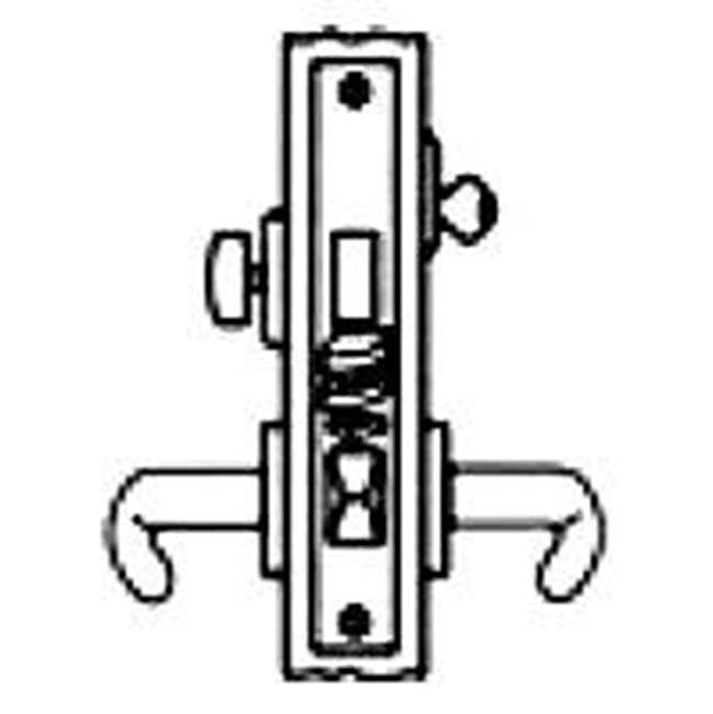 Baldwin - HD20 G1 A156.13 Lck:F20 - Polished Chrome