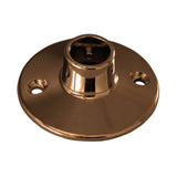 Barclay - Flange for 4150 Rod,  Polished Brass - Polished Brass