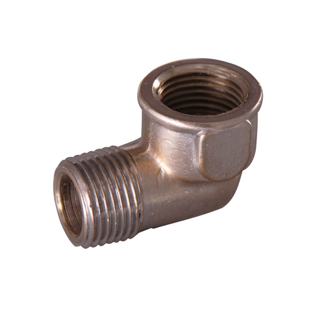Barclay - Street Elbow, 3/8'' for 4152  Shower Rod, Brushed Nickel - Satin Nickel