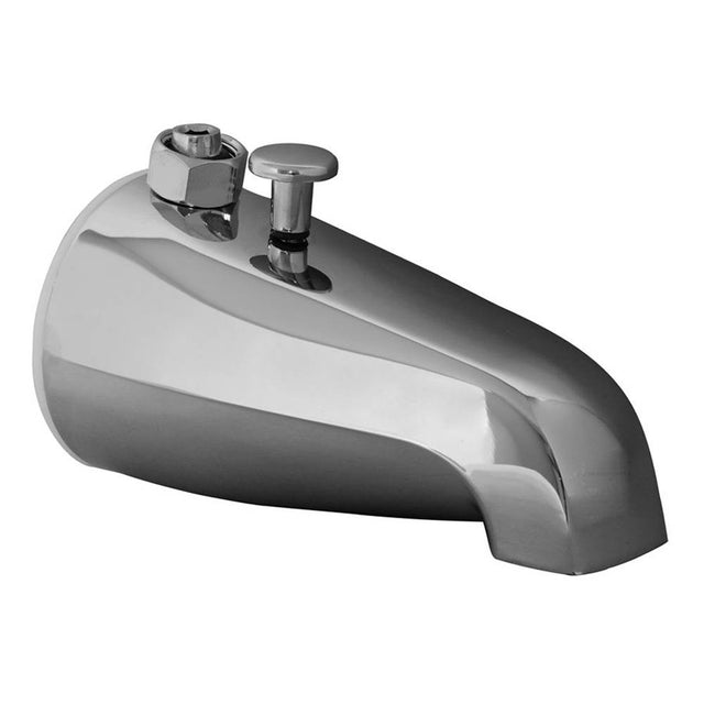 Barclay - Diverter Spout Only for Built  In Tubs, Polished Chrome - Polished Chrome