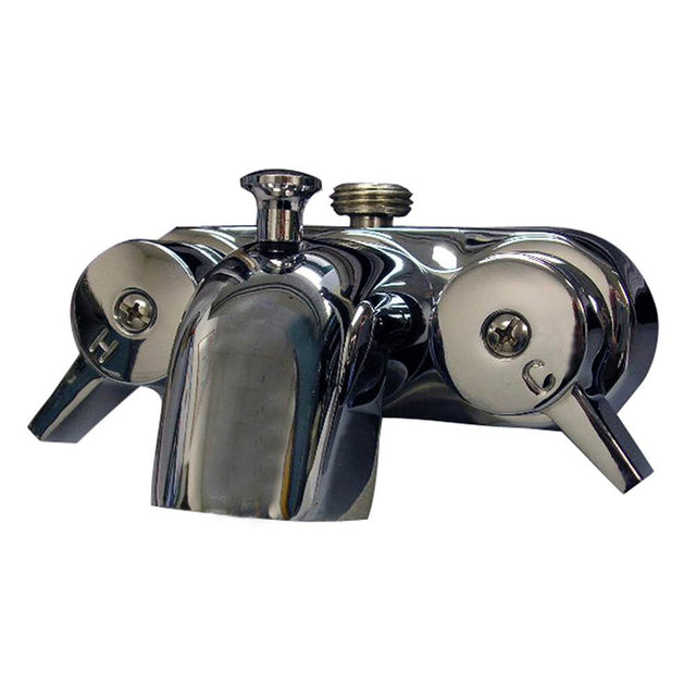 Barclay - Diverter Bathcock Spout 1/2'' connection,Polished Chrome - Polished Chrome