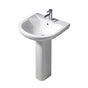 Barclay - Anabel 555 Pedestal Lavatory 1-Hole, White - White