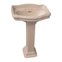 Barclay - Stanford 550 Pedestal Lavatory , 4''cc, Bisque - Bisque