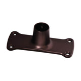Barclay - Jumbo Rect Die Cast Flanges,  Pair, Oil Rubbed Bronze - Oil Rubbed Bronze