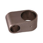 Barclay - Double Eye Loop Fitting,  Brushed Nickel - Brushed Nickel