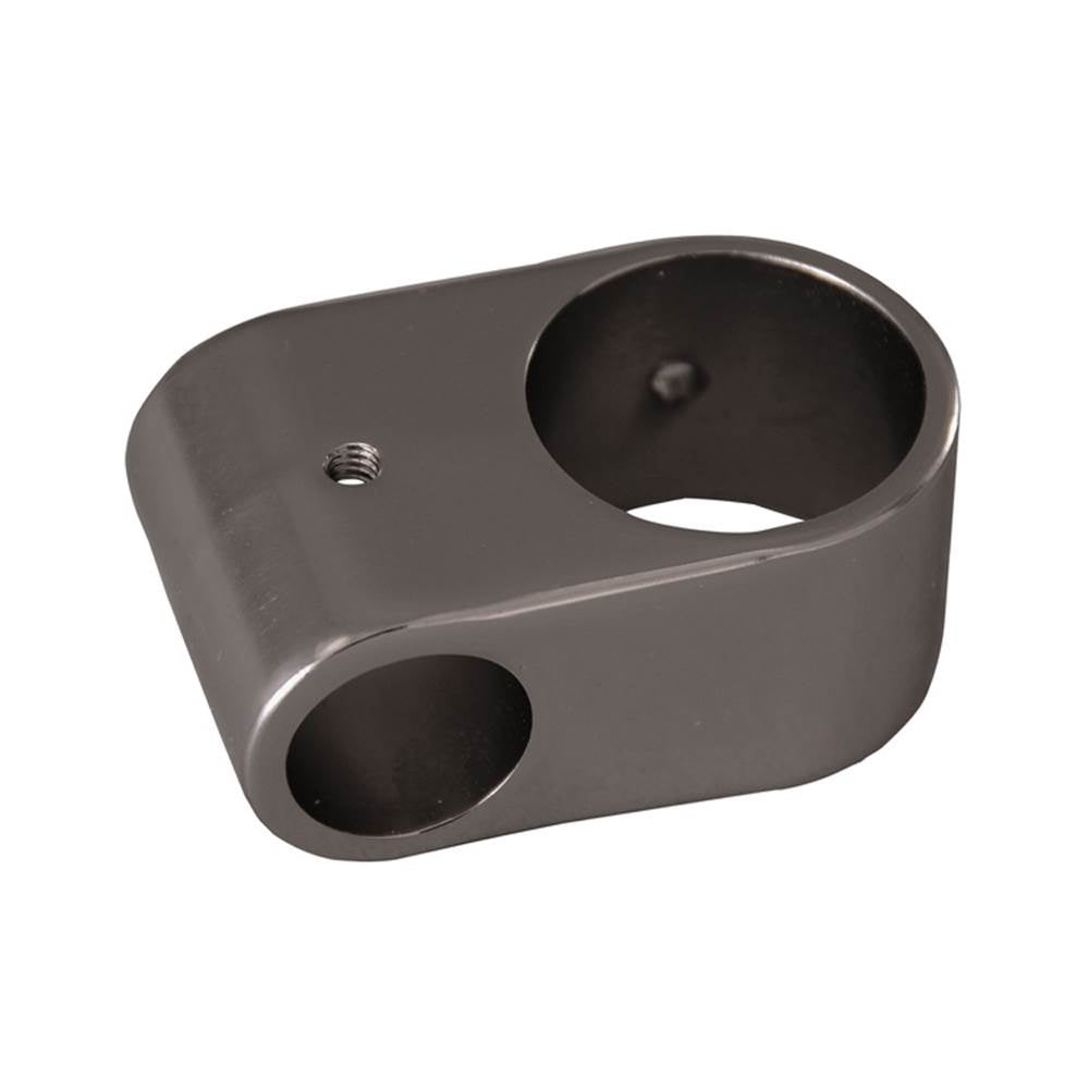 Barclay - Double Eye Loop Fitting,  Polished Chrome - Polished Chrome