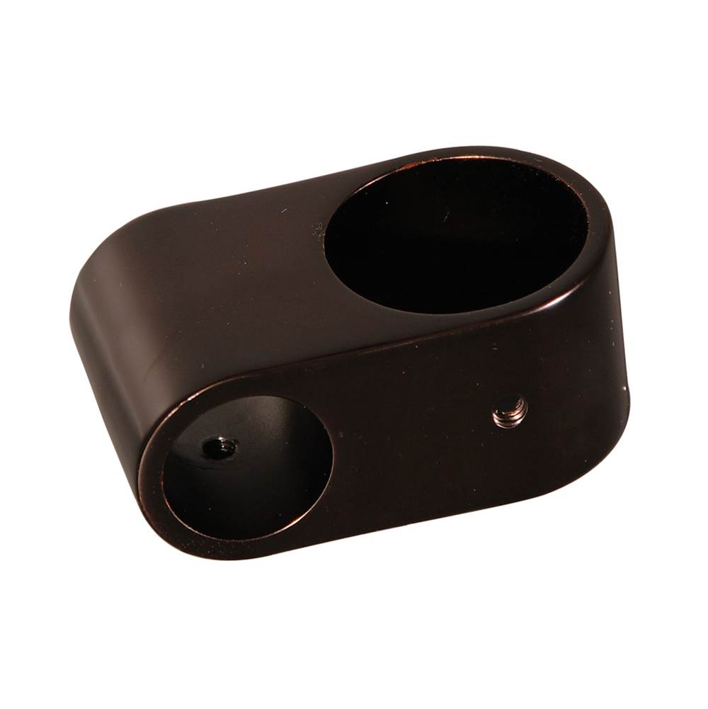 Barclay - Double Eye Loop Fitting,  Oil Rubbed Bronze - Oil Rubbed Bronze