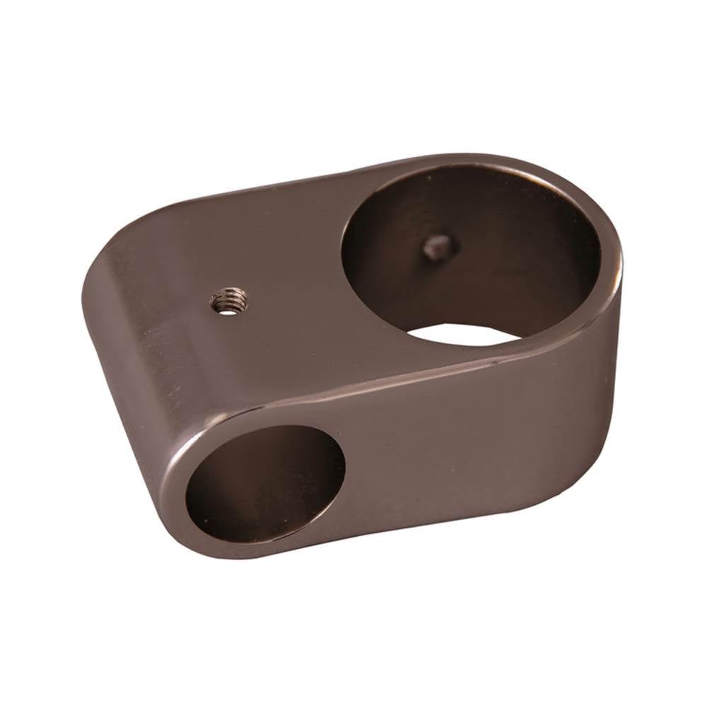 Barclay - Double Eye Loop Fitting,  Polished Nickel - Polished Nickel