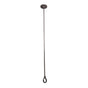 Barclay - Ceiling Support, 28'', w/Flange  Adjustable, Polished Chrome - Polished Chrome