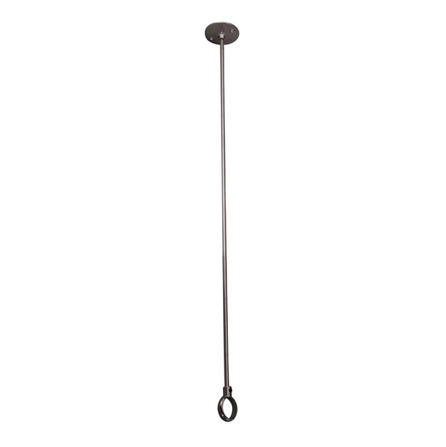 Barclay - Ceiling Support, 36'', w/Flange  Adjustable, Polished Chrome - Polished Chrome
