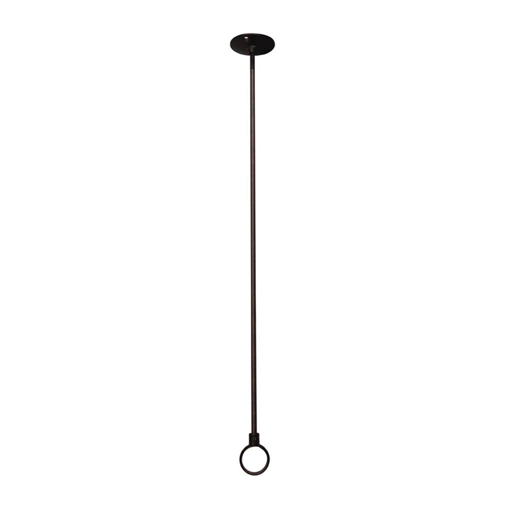 Barclay - Ceiling Support, 36'', w/Flange , Adjustable, Oil Rubbd Bronze - Oil Rubbed Bronze