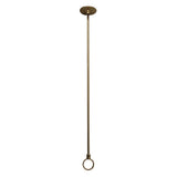 Barclay - Ceiling Support, 36'' w/Flange  Adjustable, Polished Brass - Polished Brass