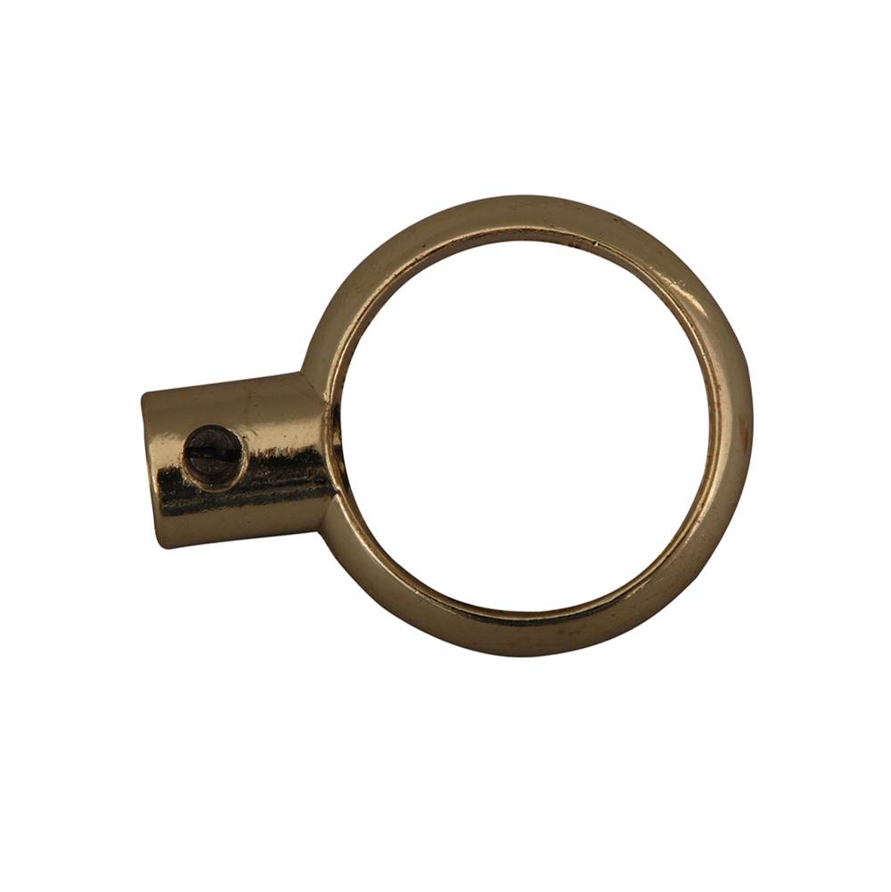 Barclay - Eye Loop for 340 Ceiling  Support, Polished Brass - Polished Brass