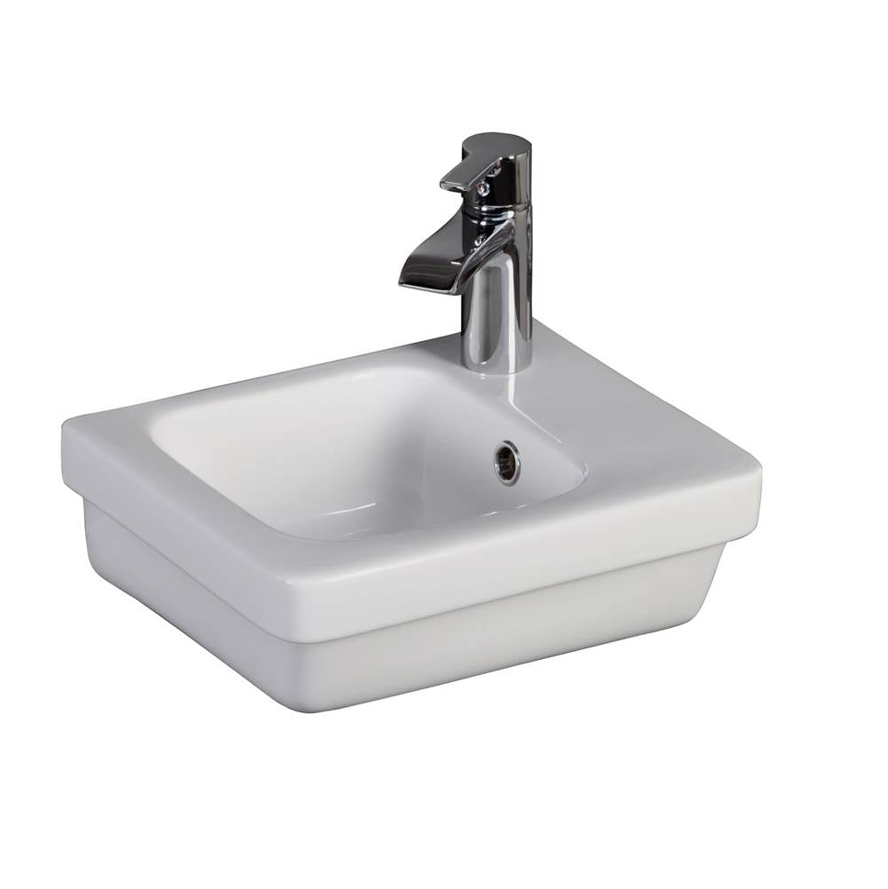 Barclay - Resort 360 Wall-Hung Basin, White - White