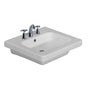 Barclay - Resort 500 Wall-Hung Basin, White-8'' Widespread - White