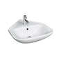 Barclay - Eden Corner Wall Hung Basin 1-Hole, White - White